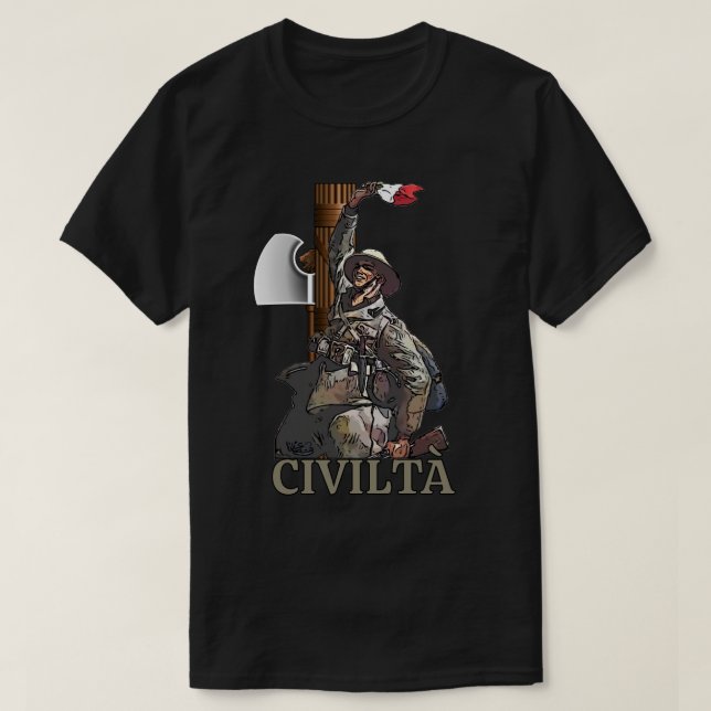CAMISETA CIVILTÀ (Frente do Design)