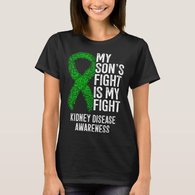 Camiseta CKD My Son's Fight Is My Fight Kidney Disease Awar (Frente)