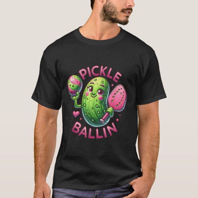 Camiseta Ckle Ballin Cute Ckleball Women Girls Ckleball Lov (Frente)