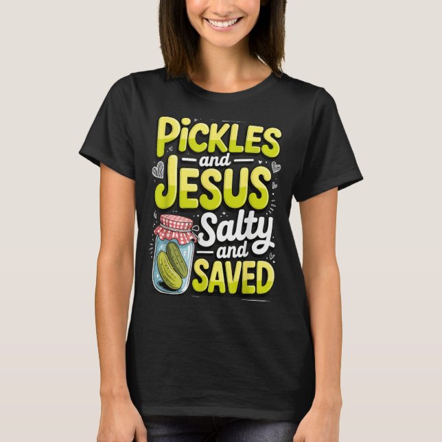Camiseta Ckles And Jesus Salty And Saved  (Frente)