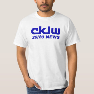 Camiseta CKLW Windsor Detroit 20/20 de notícia