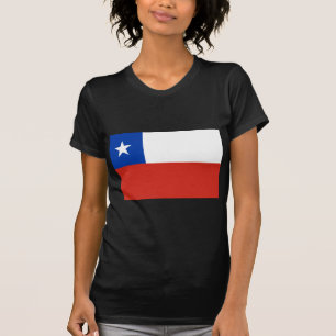 Camiseta CL da bandeira do Chile