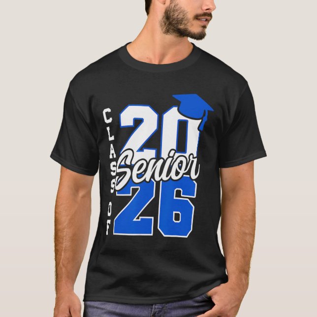Camiseta Cl Of 2026 Senior 2026 Back To School 2025 Graduat (Frente)