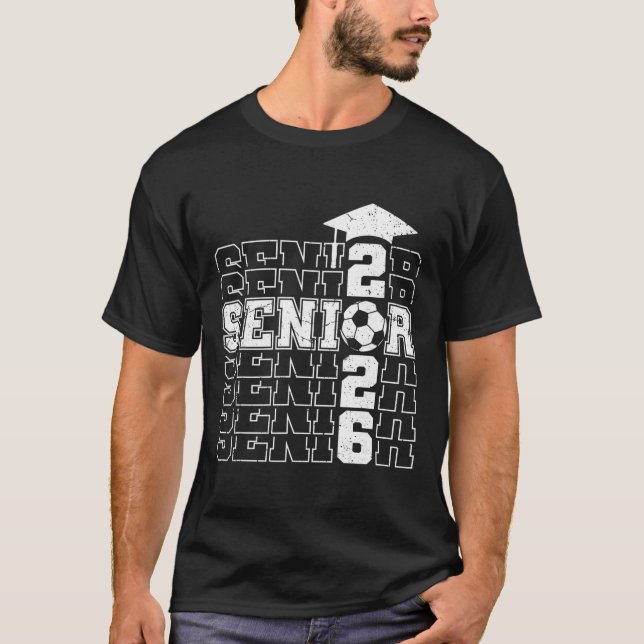 Camiseta Cl Of 2026 Senior 2026 Soccer Seniors Graduation  (Frente)