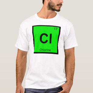 Camiseta Cl - Química do Cloro Símbolo da Tabela Periódica