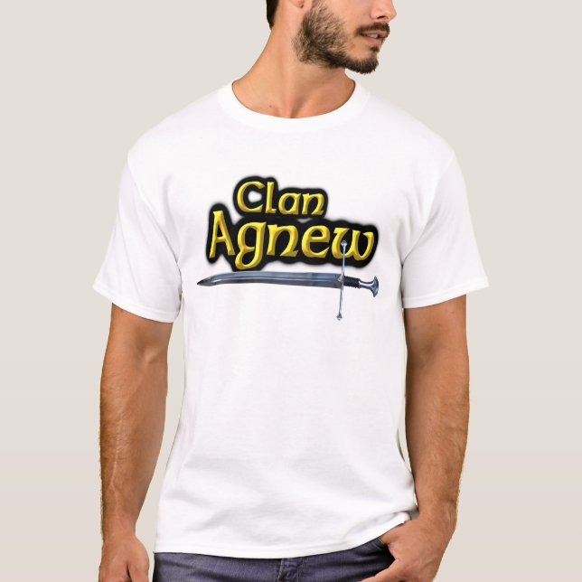 Camiseta Clã Agnew Inspirado Escocês (Frente)