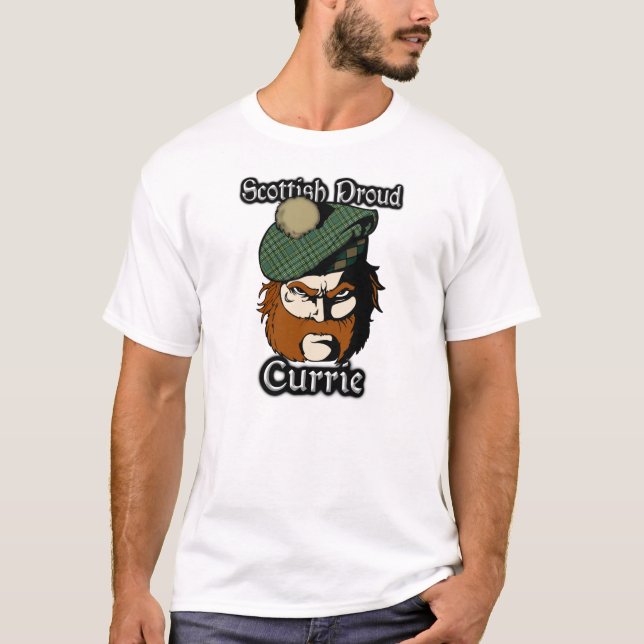 Camiseta Clã Currie Tartan (Frente)