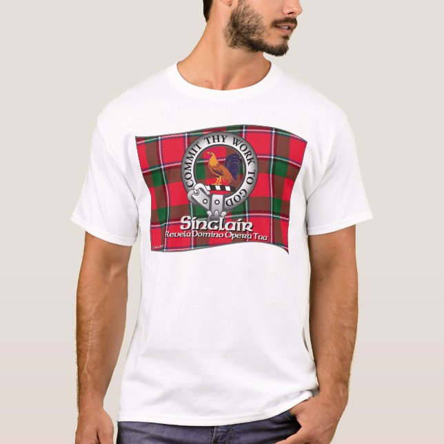 Camiseta Clã de Sinclair (Frente)