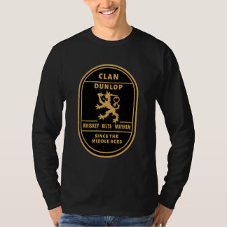 Camiseta Clã Dunlop Ancestralidade Escocesa Jogos das Terra