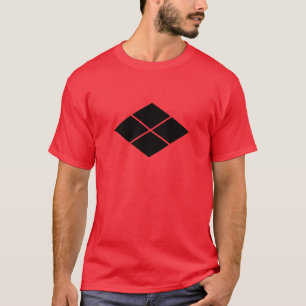 Camiseta Clã japonês do samurai do kamon de Takeda