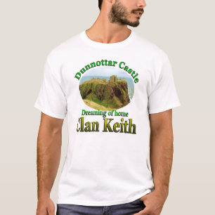 Camiseta Clã Keith que sonha do castelo Home de Dunnottar