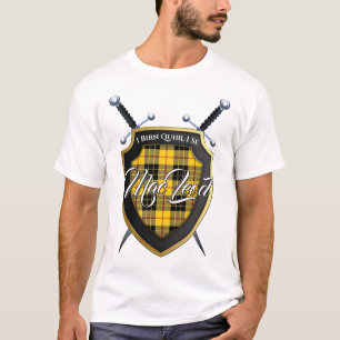 Camiseta Clã MacLeod do protetor do Scottish do Tartan de