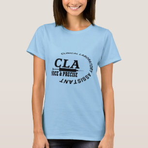 CAMISETA CLA SLOGAN - BONITA E PRECISA! LABORATÓRIO