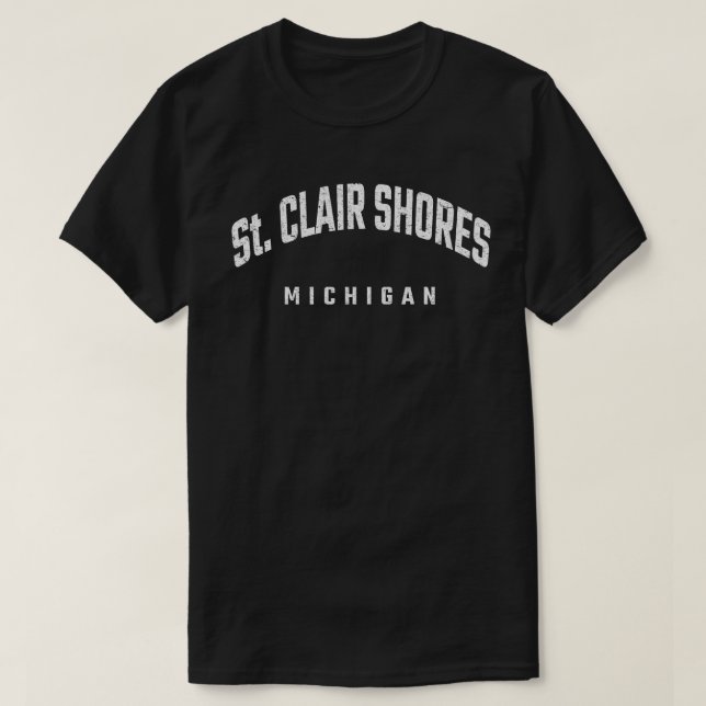 Camiseta Clair Shores Michigan MI (Frente do Design)