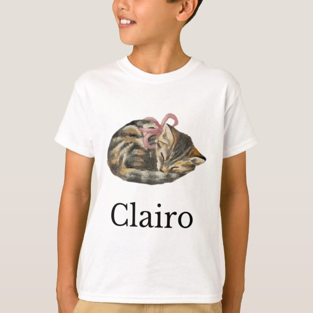 Camiseta Clairo Diz Um Cat 1 (Frente)