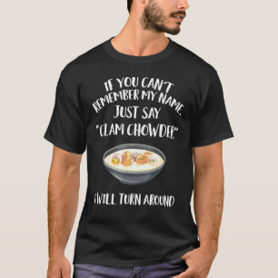 Camiseta Clam Chowder Roupa - Design de Chowders incríveis