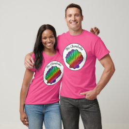 Camiseta Clambake Rainbow Clam Unisex