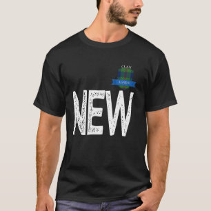 Camiseta Clan Agnew N e E e a letra W Family Matching