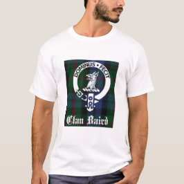 Camiseta Clan Baird Crest Crachá e Tartan