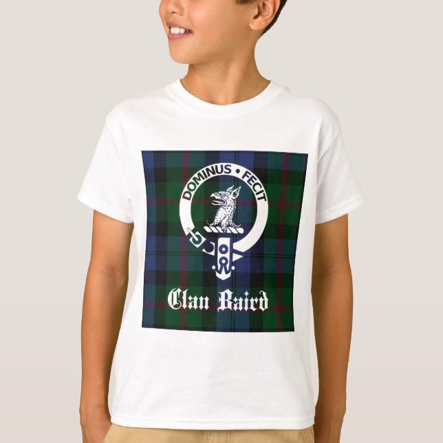 Camiseta Clan Baird Crest Tartan (Frente)