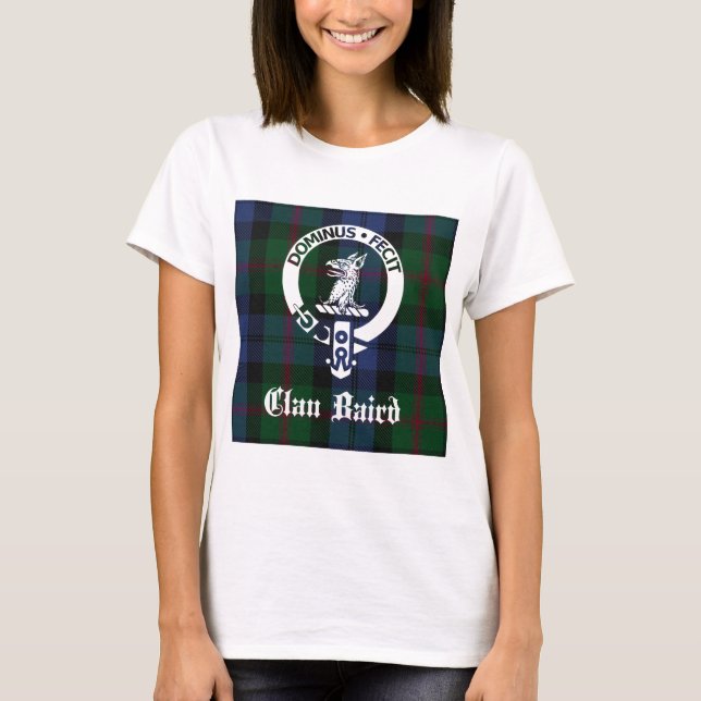 Camiseta Clan Baird Crest Tartan (Frente)