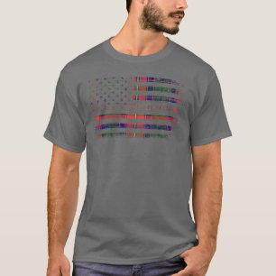 Camiseta Clan Belshes Scottish Tartan flag kilt Scotland
