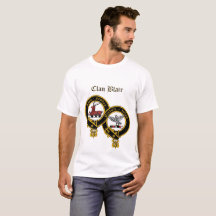 Clan Blair Crest com Título T-Shirt