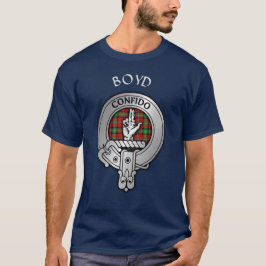Camiseta Clan Boyd Crest e Tartan