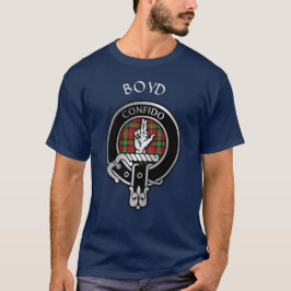 Camiseta Clan Boyd Crest e Tartan