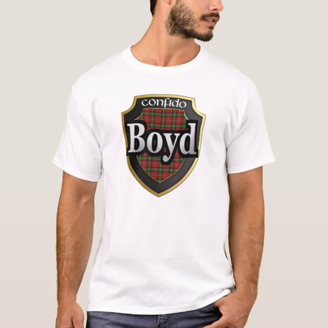 Camiseta Clan Boyd Scotland Tartan Dynasty (Frente)
