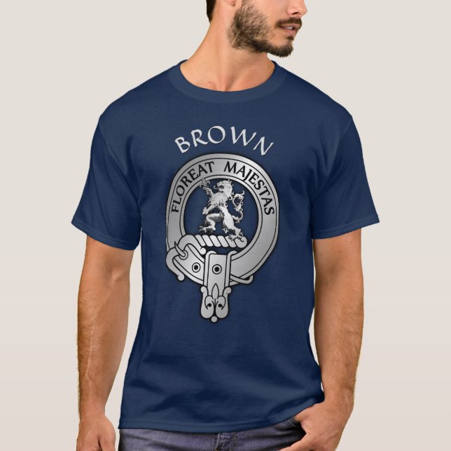 Camiseta Clan Brown Crest (Frente)