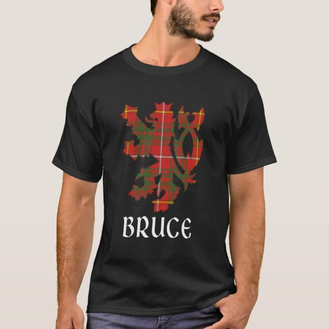 Camiseta Clan Bruce Tartan Scottish Family Name Scotland Pr (Frente)
