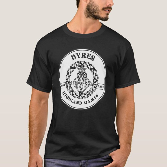 Camiseta Clan Byres Scottish Thistle Highland Games (Frente)