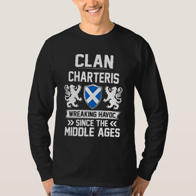 Camiseta Clan Charteris Scottish Family Clan Scotland Wreak (Frente)