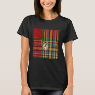 Camiseta Clan Chattan Scottish Crest e Tartan