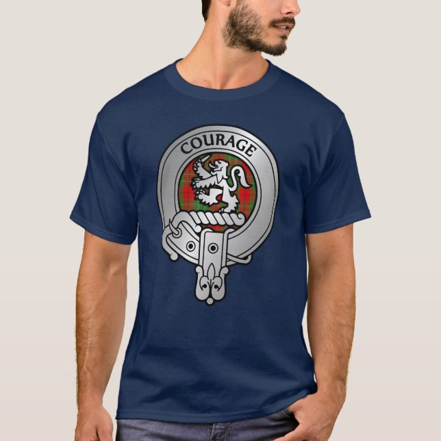 Camiseta Clan Comyn | Cumming Crest & Tartan (Frente)