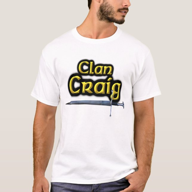 Camiseta Clan Craig Inspirado Escocês (Frente)