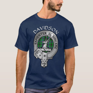 Camiseta Clan Davidson Crest & Tartan