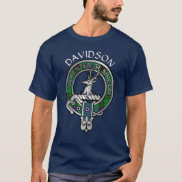 Camiseta Clan Davidson Crest & Tartan T-Shirt