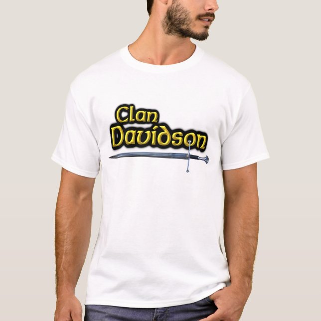 Camiseta Clan Davidson Inspirou Escocês (Frente)