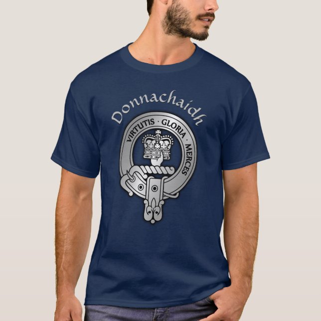 Camiseta Clan Donnachaidh Crest & Tartan T-Shirt (Frente)