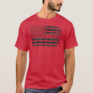 Camiseta Clan Douglas Scottish tartan US flag kilt Scotland