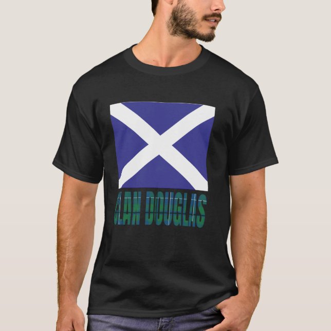 Camiseta Clan Douglas Tartan Scottish Family Name Scotland (Frente)