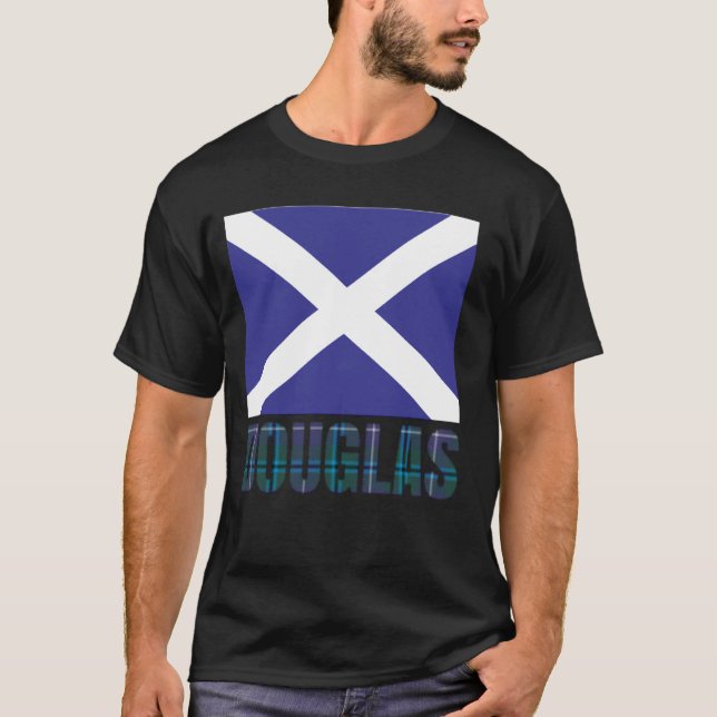 Camiseta Clan Douglas Tartan Scottish Family Name Scotland (Frente)
