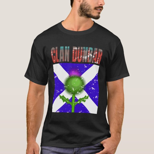 Camiseta Clan Dunbar Tartan Scottish Family Name Scotland P (Frente)