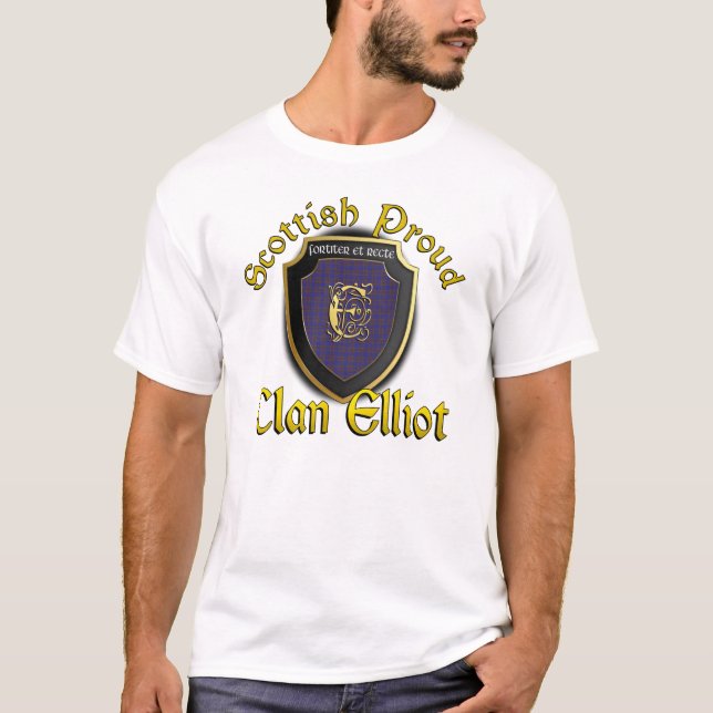 Camiseta Clan Elliot Scottish Proud Shirts (Frente)
