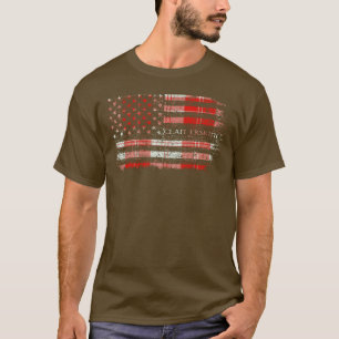 Camiseta Clan Erskine red cotcocci tartan EUA flag kilt Sco