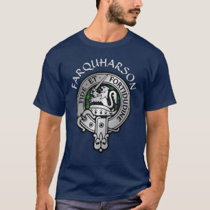 Camiseta Clan Farquharson Crest & Tartan