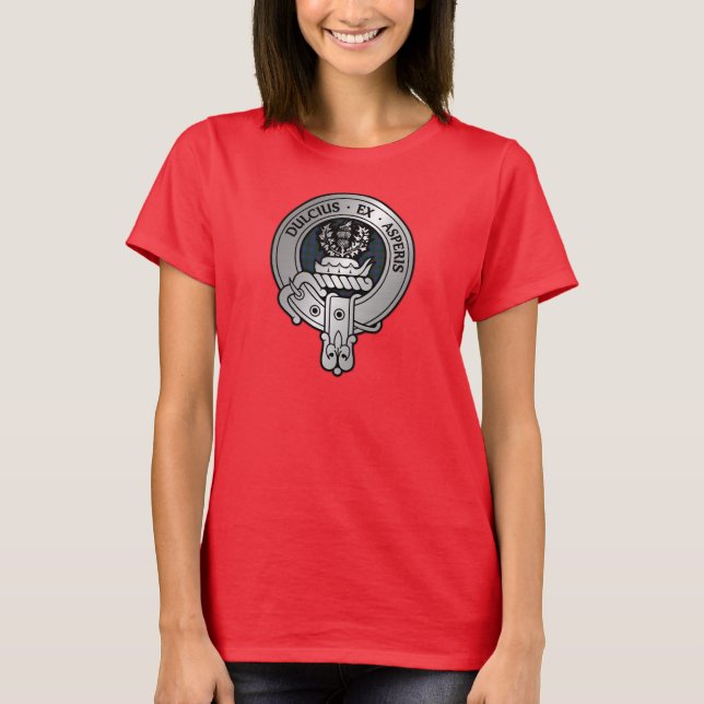 Camiseta Clan Ferguson Crista & Tartan (Frente)