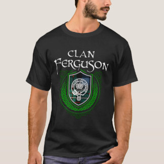 Camiseta Clan Ferguson Surname Scottish Clan Tartan Shield
